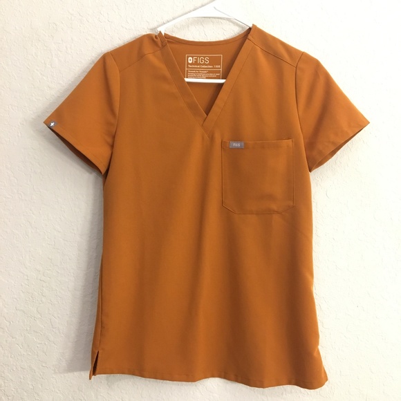 Figs Tops - FIGS Catarina One-Pocket Scrub Top Atlantic Fall